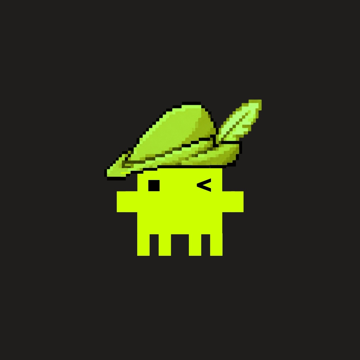 Robin the Claw pixel logo